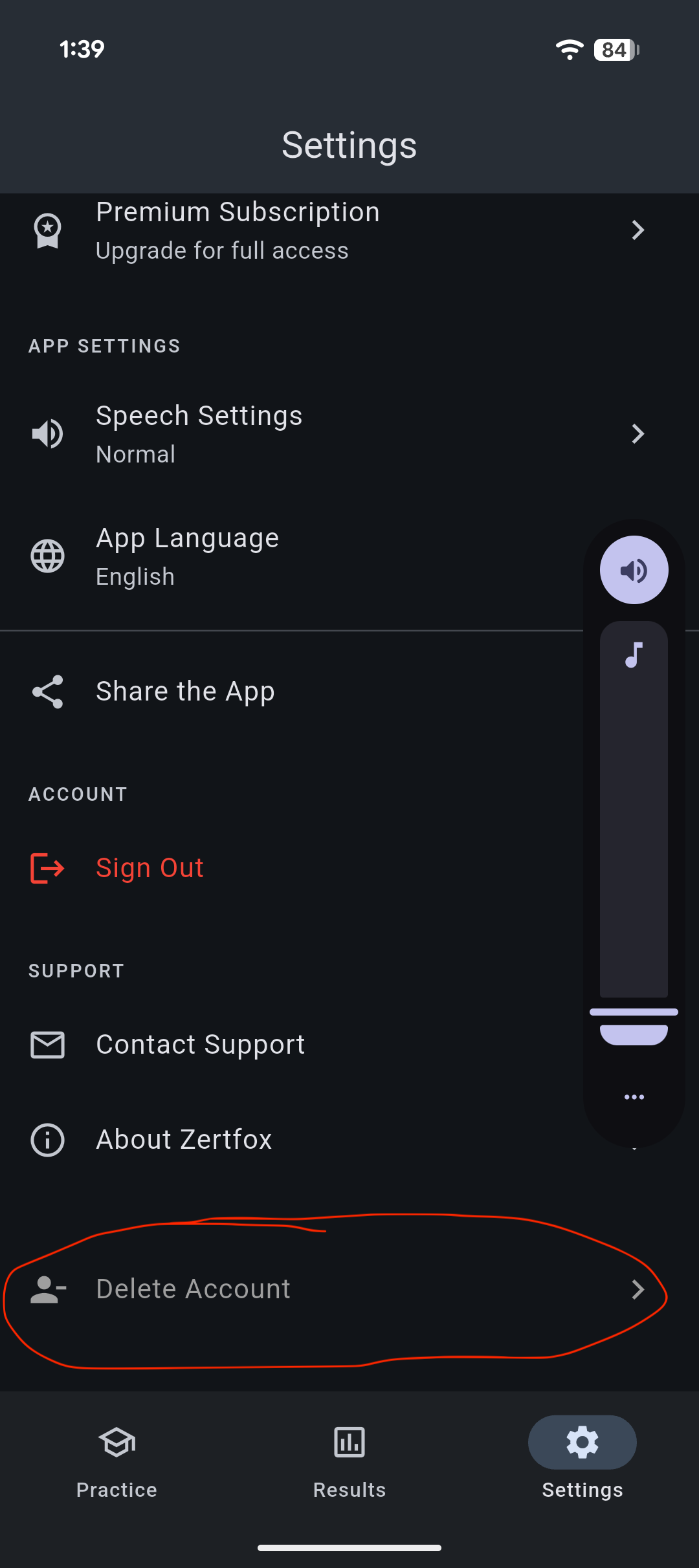 Step 1: Navigate to account settings